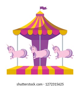 carousel of amusement park