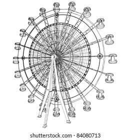 Carousel With Compass Vector 14