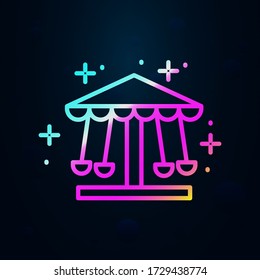 Carousel, festival nolan icon. Simple thin line, outline vector of oktoberfest icons for ui and ux, website or mobile application