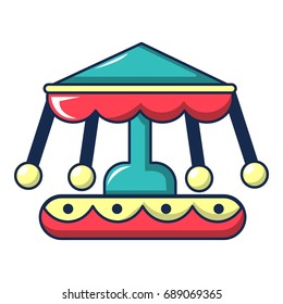 Carousel icon. Cartoon illustration of carousel vector icon for web design