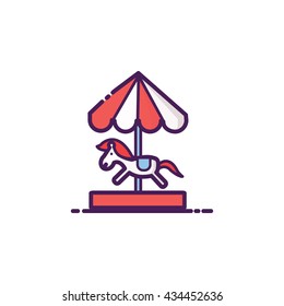 Carousel Icon Illustration