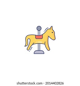 carousel Icon Isolated On White Background