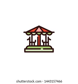 carousel icon sign signifier vector