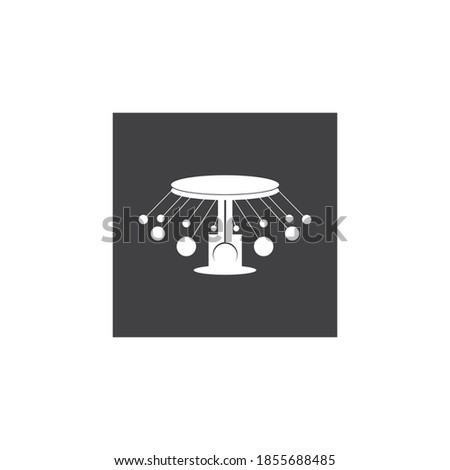 Carousel icon vector design illustration background