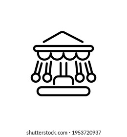 Carousel icon in vector. Logotype