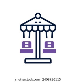 carousel icon. vector mixed icon for your website, mobile, presentation, and logo design.