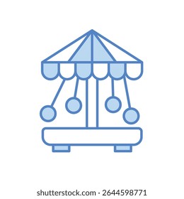Carousel Icon vector stock illustration
