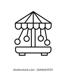Carousel Icon vector stock illustration