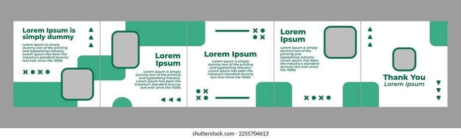 carousel or microblog template for social media posts