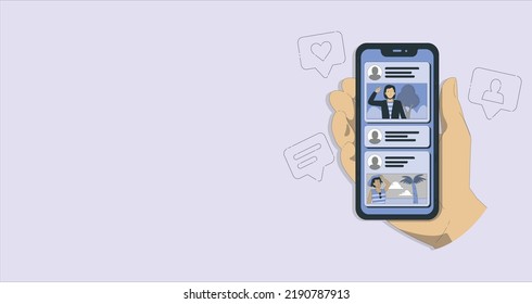 Carousel Post On Social Network. Photo Frame. Interface In Popular Social Networks. Set Of Sale Banner Template Design. Mockup For Social Media Post And Web Ad. Vector Illustration.