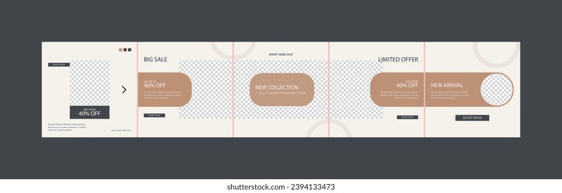 Carousel Post Template, social media carousel post for business.