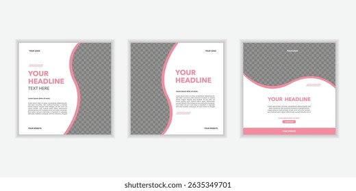 Carousel posts banner for social media posts carousel, business marketing social media post bundle, ads posts pack, grid banner, influencer blog posts design, motivational text quotes template