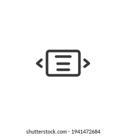 Carousel review icon vector illustration 