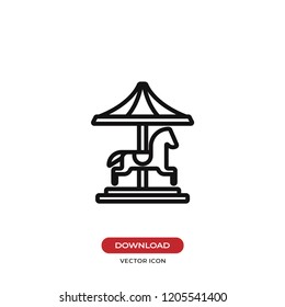 Carousel vector icon