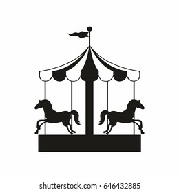 Carousel. Vector illustration for design and decoration of surfaces, printing, design banners and much more