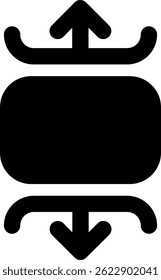 Línea de Vertical de carrusel Diseño de íconos de Vector