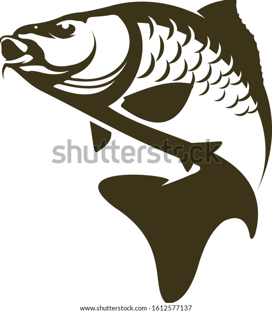 Carp Fishing\
Logo Template, Unique and Simple Carp jumping out of the water.\
Great for carp Fishing Activity.\
