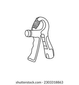 Carpal Expander Tool Line Simple Creative Logo