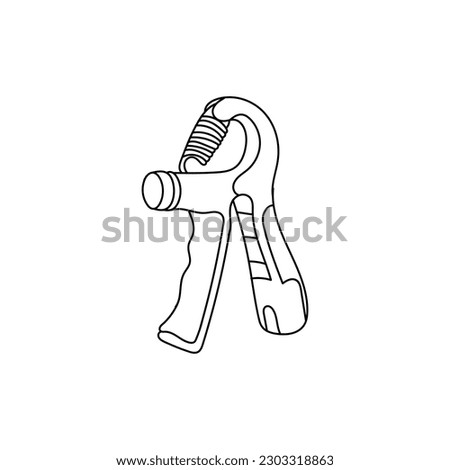 Carpal Expander Tool Line Simple Creative Logo