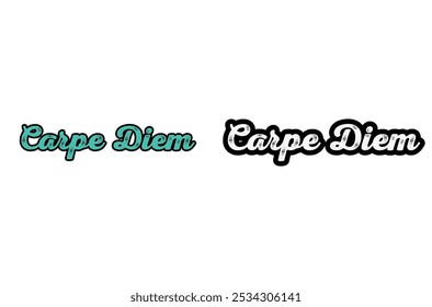 Carpe diem.: Vector inspirador para soñadores y triunfadores