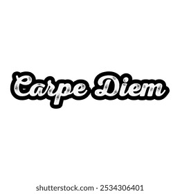 Carpe diem.: Vector inspirador para soñadores y triunfadores