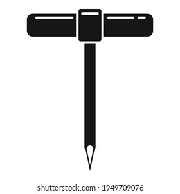 Carpenter awl icon. Simple illustration of Carpenter awl vector icon for web design isolated on white background