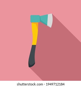 Carpenter axe icon. Flat illustration of Carpenter axe vector icon for web design