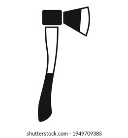 Carpenter axe icon. Simple illustration of Carpenter axe vector icon for web design isolated on white background