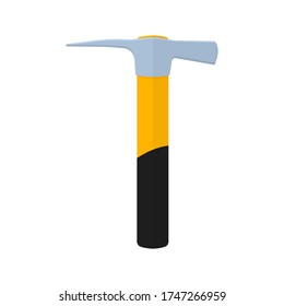 Holzhammer für Tischlerei und Bauwesen. Vektor-Abbildung