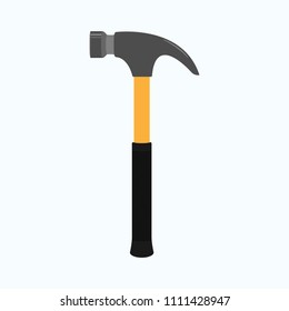 Carpenter hammer vector illustration isolated 