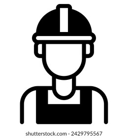 Carpenter icon illustration for web, app, infographic, etc
