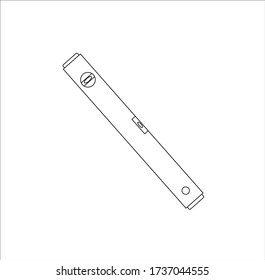carpenter level. illustration for web and mobile design.