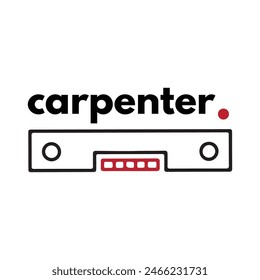 carpenter logo design for graphic designer or workshop identity