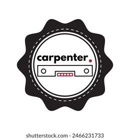 carpenter logo design for graphic designer or workshop identity