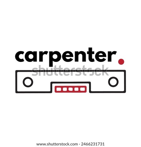 carpenter logo design for graphic designer or workshop identity