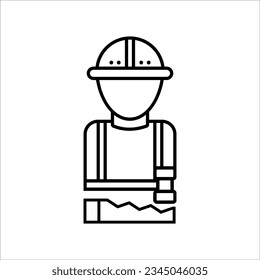 carpenter logo icon vector ilustration 