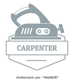Carpenter logo. Simple illustration of carpenter vector logo for web