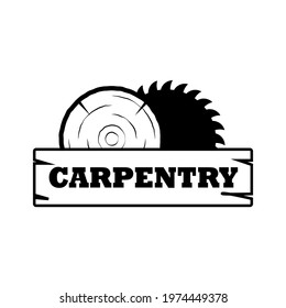 Carpenter Logo vintage vector illustration design