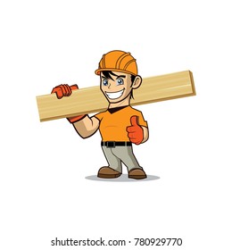 Carpenter mascot logo