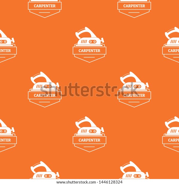 Carpenter\
pattern vector orange for any web design\
best