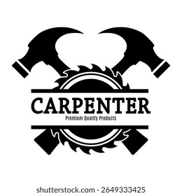 Carpenter Premium Quality Products Logo Design