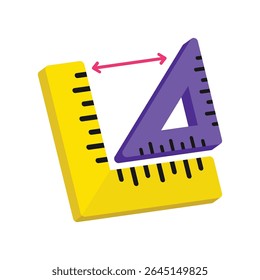 Carpenter Scale Vector style icon. Eps 10 file