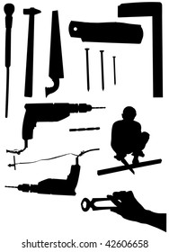 carpenter silhouette