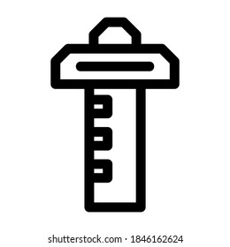 icono cuadrado carpintero o logotipo símbolo de signo aislado ilustración vectorial - iconos vectoriales de estilo negro de alta calidad
