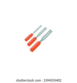  carpenter tool isolated flat icon Vector