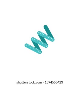  carpenter tool isolated flat icon Vector