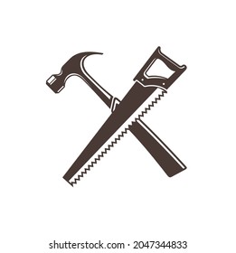 carpenter tools illustration, vector art.