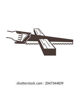 ilustración de herramientas carpinteras, arte vectorial.