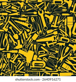 Carpenter tools luxury trendy applicable design delightful abstract vector illustration artwork.eps
