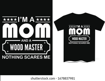 Carpenter T-shirt Template Design- Carpenter Vector
